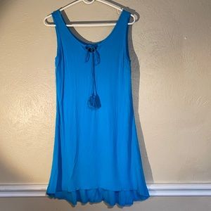 L&B Teal Sleeveless Dress